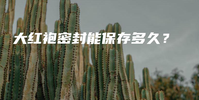 大红袍密封能保存多久？插图