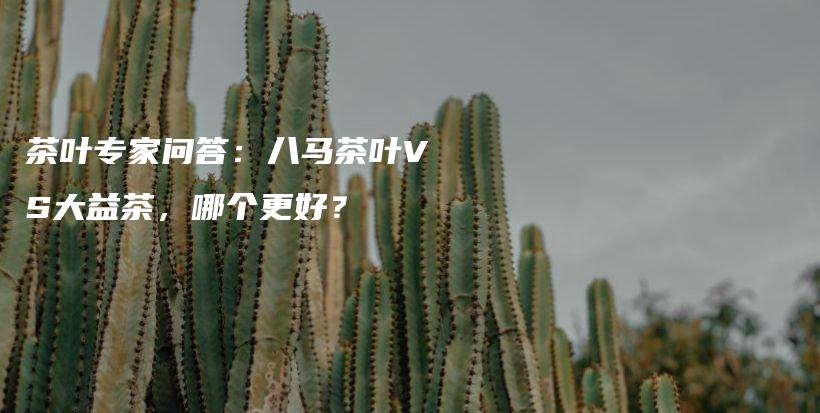 茶叶专家问答：八马茶叶VS大益茶，哪个更好？插图