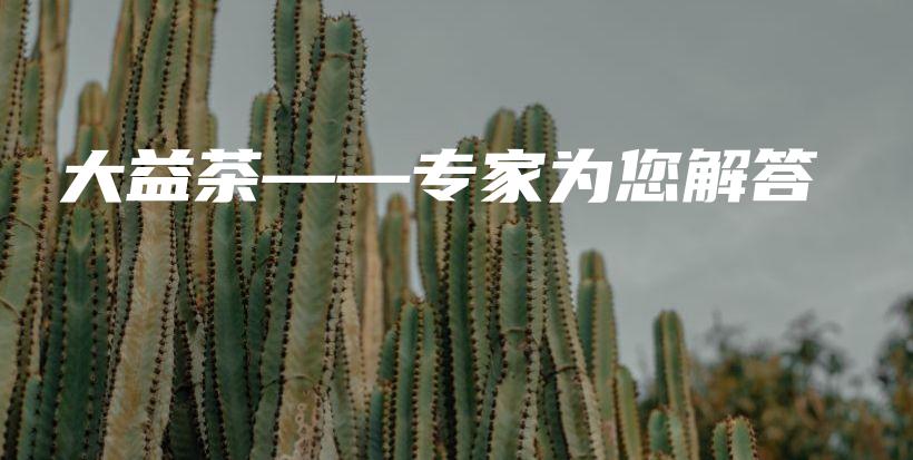 大益茶——专家为您解答插图