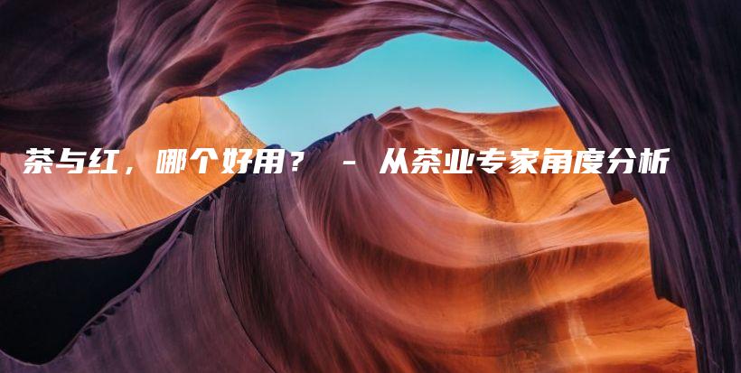 茶与红，哪个好用？ – 从茶业专家角度分析插图